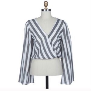 Anthropologie Sadie and sage striped top worn once medium